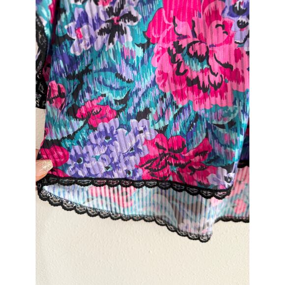 80s Floral Sleep Set size large - Picture 13 of 13